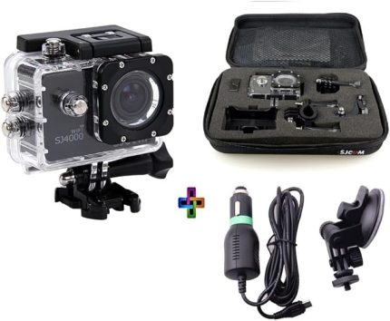 Aksiyon Kameraları için Darbeye ve Suya Dayanıklı Portatif Esnek Büyük Boy Aksesuar Çantası