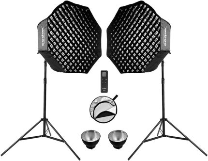 D 60w Led Video Işığı 2'li Kit