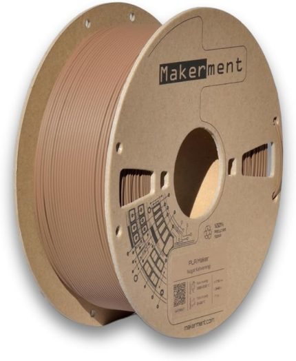 PLA Maker, 1.75mm 1kg 3D Yazıcı PLA Filament (Nugat Kahverengi)