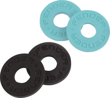 »FENDER Strap Blocks« Kemer Emniyet Sistemi - 4'lü Paket - Renk: Siyah/Daphne Blue, 990819010
