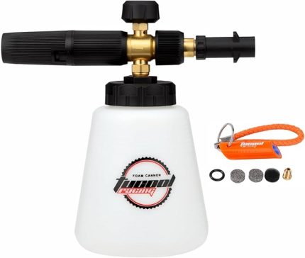 racing Karcher K Serisi K2/K3/K4/K5/K6/K7 Kar Köpüğü Lance için Ayarlanabilir Köpük Topu Karcher K2-K7 Beyaz