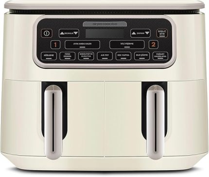 AIR PRO COOK DUO KÖZ XXXL 8 L AIRFRYER ICONIC BEIGE