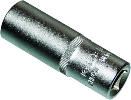 1108060016 1/2" Altı Köşe Derin Lokma Anahtar, Krom, 16 Mm