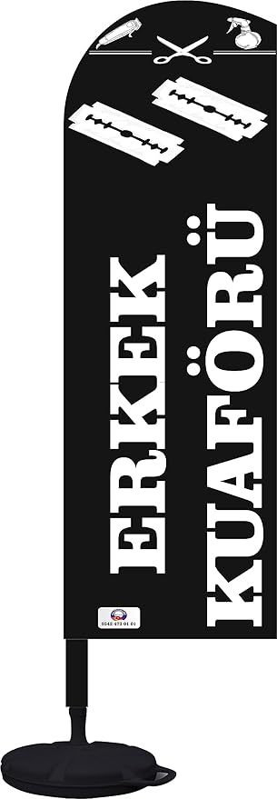 Erkek Kuaförü Yelken Bayrak