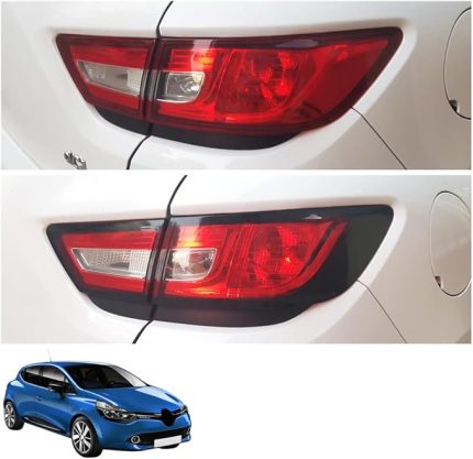 Design Renault Clio 4 Stop Çerçevesi Sticker Kaplama (Parlak Siyah)