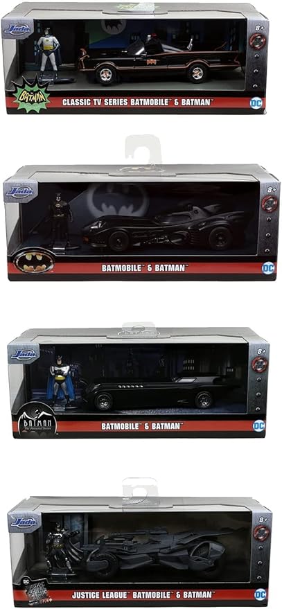 Oyuncaklar Batman Batmobile 1:32 Ölçekli Die-Cast Siyah Batman Oyuncak Araba