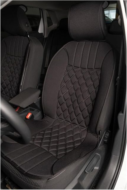X1 ile Uyumlu Oto Koltuk Minderi Ön 2'li Set Elegance SİYAH