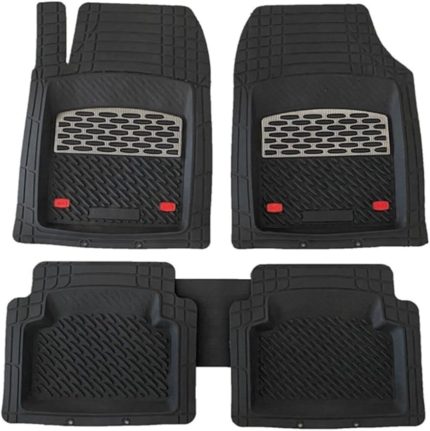 Octavia İle UyumluUniversal Derin Havuzlu Paspas Krom Karbon