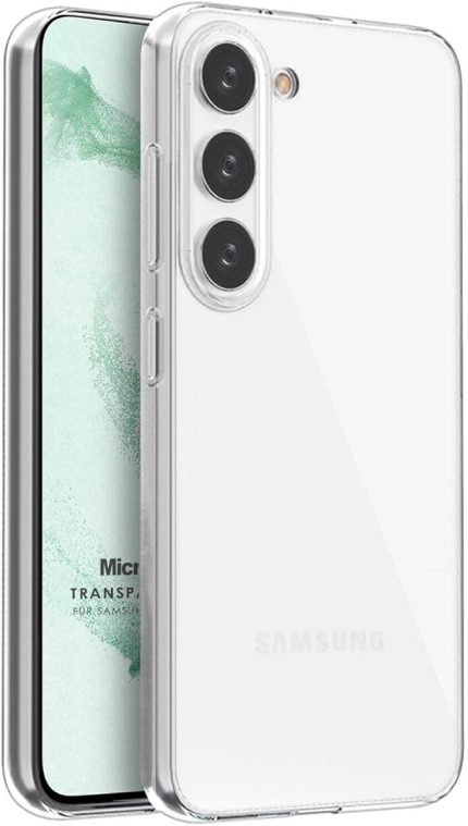 Samsung Galaxy S23 Kılıf Transparent Soft Şeffaf