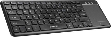 EKW-155 Siyah ToucPad Mouse US Layout + Kablosuz Klavye