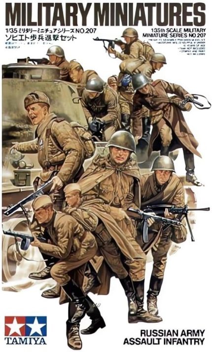 1/35 Russian Army Assault Infantry Plastik Askeri Figür Maket Kiti