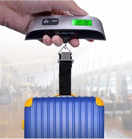 Dijital Işıklı Elektronik Askılı El Bagaj Tartısı Bavul Kantarı El Tartısı El Terazisi Bavul terazisi Okul Seyahat Taşınabilir Tartı