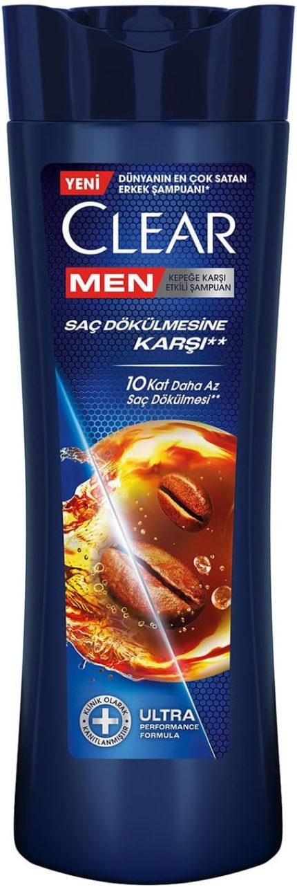 Men Kepeğe Karşı Etkili Şampuan Saç Dökülmesine Karşı Kahve Çekirdeği Özü 350 ml