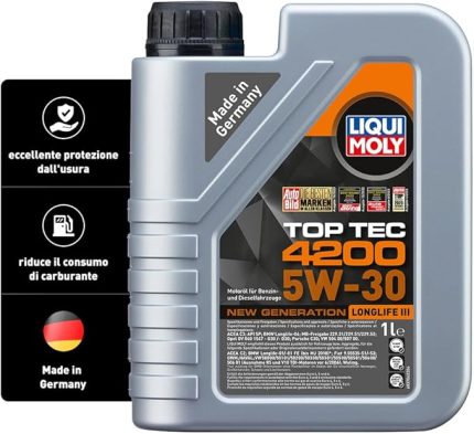 Moly Top Tec 4200 5W-30 New Generation 1 Litre Otomotiv Bakım Ürünü