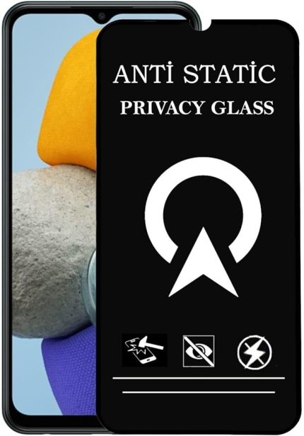 İLETİŞİM Samsung Galaxy M23 Tam Kaplayan Anti Statik Görünmez Safir Ekran Koruyucu Hayalet Cam