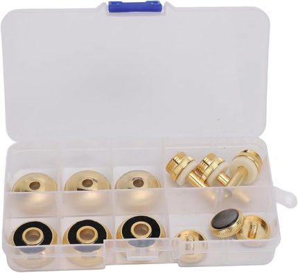 Valf Parmak Düğmesi Yedek Parça Metal Abalone Kabuk Trompet Valf Düğmeleri Kapak Anahtar Düğmeleri Onarma Için Değiştirme