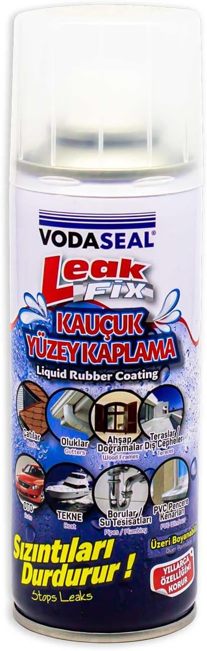 Leak Fix Kauçuk Kaplama, Şeffaf, 200 Mililitre - Görsel 5