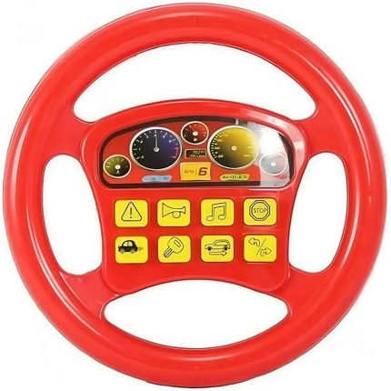 KONSOL Sesli Müzikli Pilli Direksiyon Türkçe Eğitici Oyuncak Kırmızı PS116801