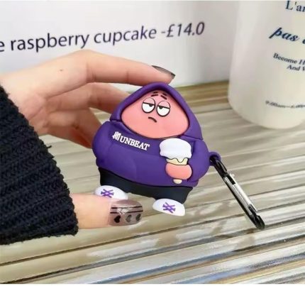 Aksesuar Airpods 4.Nesil Uyumlu Oyuncak Tasarımlı Kalın Silikon Koruyucu Kılıf - Patrick