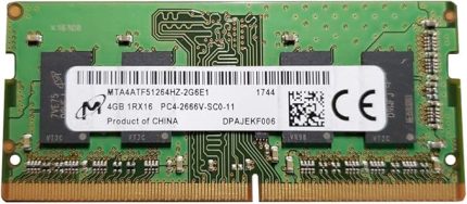 MTA4ATF51264HZ-2G6E1 4 GB DDR4 Arabelleksiz, Non-ECC RAM Modülü - Çok Renkli