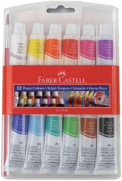 Tüp Guaj Boya, 12 Renk