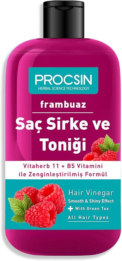 Yağ Dengeleyici Frambuazlı Saç Sirke ve Toniği 250 ML
