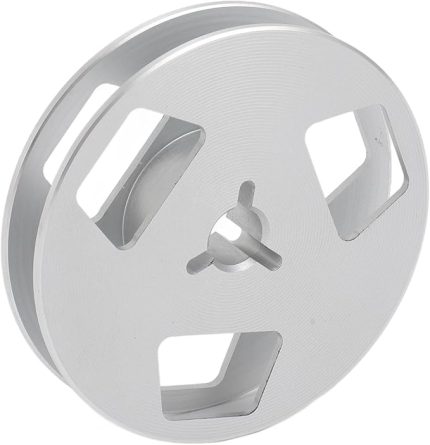2.5 inç boş şerit Bobini, 3 Delikli Paslanmaz çelik Vida Evrensel Düşük gürültü Açık Bobin Bobini Için Bobin Için Bobin Için Bobin (SILVER)