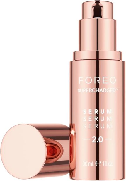 Süper Şarjlı Serum 2.0 - Mikro Akım Jeli, Hyaluronik Asit ve Squalane, Vegan, Tüm Cilt Tipleri için, 1 fl.oz/30 ml