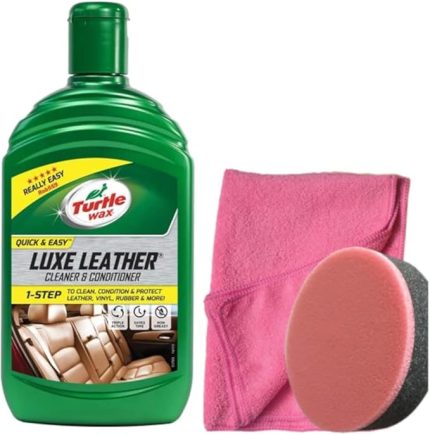 Wax Deri Temizleyici ve Besleyici Krem 500 ml, Mikrofiber Bez, Cila Sünger