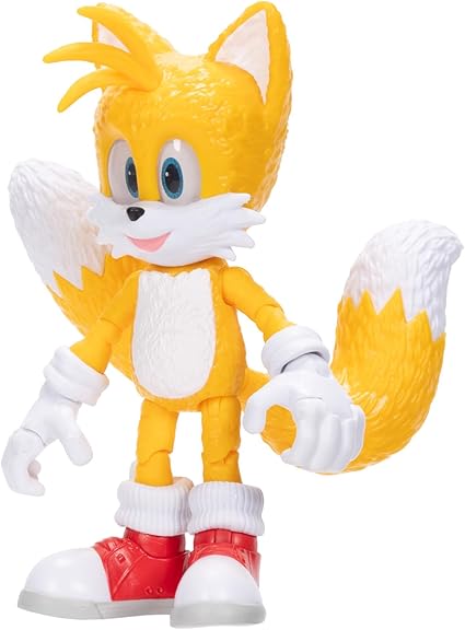 The Hedgehog Sonic 3 Film Aksiyon Figürleri 5 İnç Kuyruk Koleksiyoncu Oyuncak Figürü, Erkek Kız Çocuklar için Yüksek Mafsallı - Resmi Lisanslı 3 Film Ürünü - Görsel 5