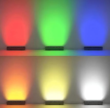 Led RGB Wallwasher (Kumandalı) LED Aydınlatma - 30/100cm Duvar ve Ağaç Aydınlatması - 30cm (9W)