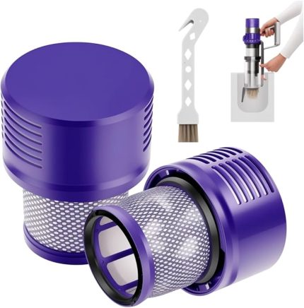 adet Dyson V10 filtre, Dyson filtresi, Dyson aksesuarı, Cyclone serisi için yedek filtre, Absolute, V10 Animal, motor başlığı, Total Clean, temizleme fırçası ile