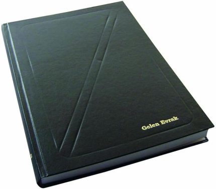 Ciltli Gelen Evrak Defteri (96 Yaprak)