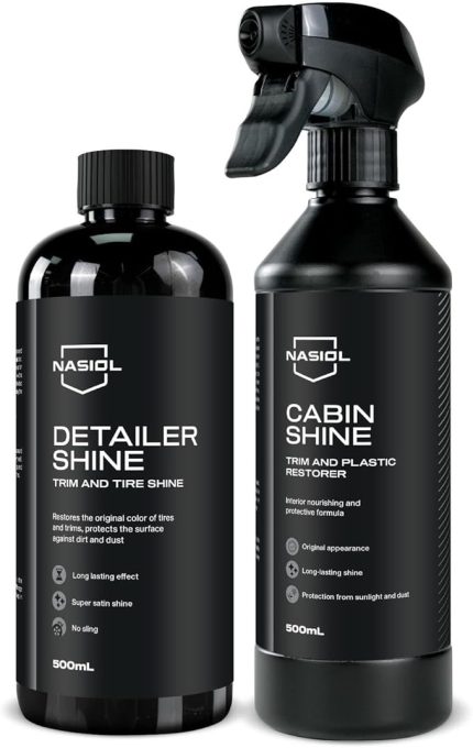 Cabinshine Plastik Parlatıcı ve Detailershine Lastik Parlatıcı Seti