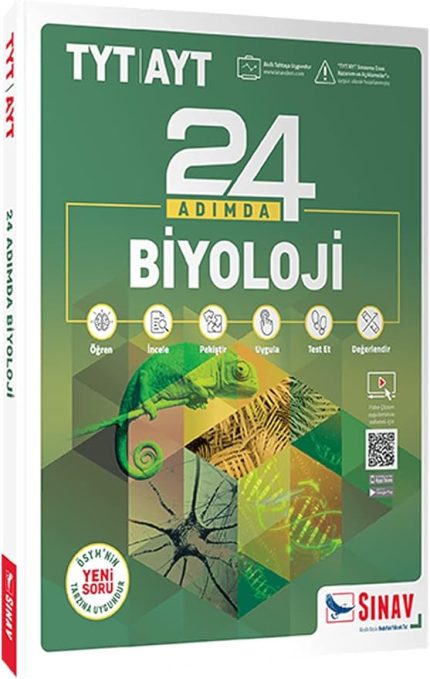 Dergisi Yayınları Tyt Ayt Biyoloji 24 Adımda Konu Anlatımlı Soru Bankası Sınav Yayınları
