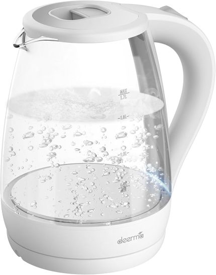 Sh30W 1,7Lt Mavi Işıklı Cam Kettle & Su Isıtıcı