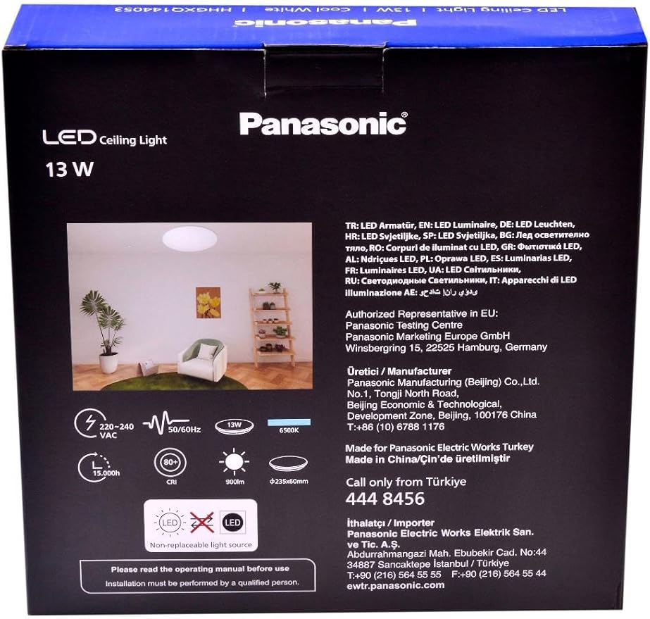 LED TAVAN ARMATÜRÜ, PLAFONYER, 13W 900LM 865 Φ236 - Görsel 2