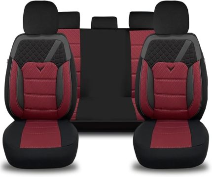 Volkswagen Golf 7 2012 ile Uyumlu Koltuk Kılıfı/Bordo