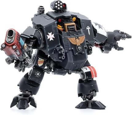 Warhammer 40K Resmi Lisanslı Mecha Black Templars Redemptor Dreadnought 1:18 Ölçekli Koleksiyon Aksiyon Figürü 11.73" Yükseklik