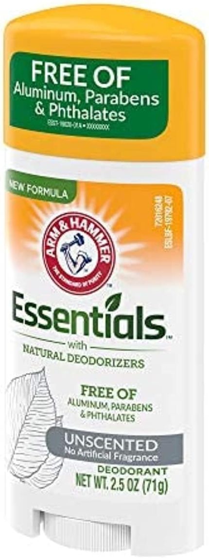 & Hammer Kol ve Çekiç Essentials Kokusuz Terlemeyi Önleyici Deodorant - 2,5 oz
