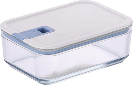 Neoflam Perfect Seal Dikdörtgen Cam Saklama Kabi Bej 1100Ml