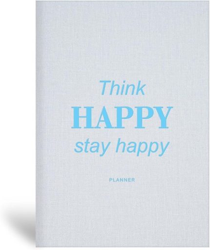 Color 15x21 Keten Süresiz Planlayıcı Ajanda Defter Mavi