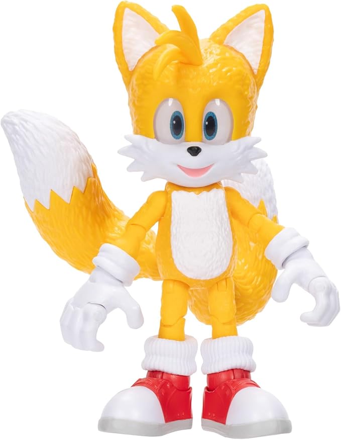 The Hedgehog Sonic 3 Film Aksiyon Figürleri 5 İnç Kuyruk Koleksiyoncu Oyuncak Figürü, Erkek Kız Çocuklar için Yüksek Mafsallı - Resmi Lisanslı 3 Film Ürünü