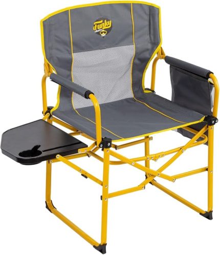 CHAIRS Extra Katlanabilir XL Kamp Koltuğu - Sarı