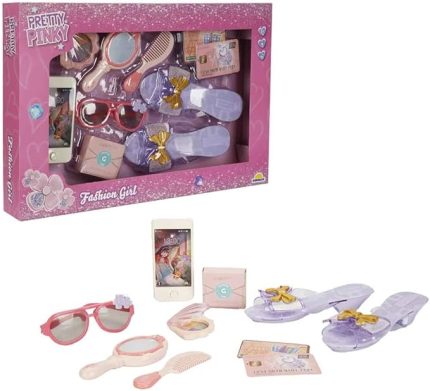 Pretty Pinky Kokoş Terlik Gözlük Tarak Set -Sunman