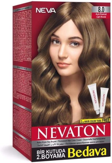 Kalıcı Krem Saç Boyası 8.0 Açık Kumral