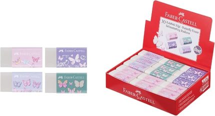 Kelebek Silgi, Dust-Free, 30x Asorti