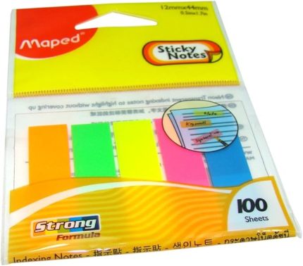 Sticky Notes 12 x 44 mm Ayıraç - 100 Etiket