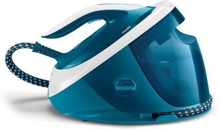 PerfectCare Series 7000 buharlı ütü istasyonu, 2100 W, buhar çıkışı 480 g, basınç 7,5 bar, OptimalTEMP teknolojisi, 1,8 litre su haznesi, mavi (PSG7024/20)