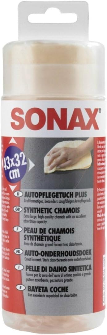 Araç bakım bezi Plus (1 adet) büyük formatlı ve özellikle emici söğüt kilitlenebilir kutu | Ürün No. 04177000